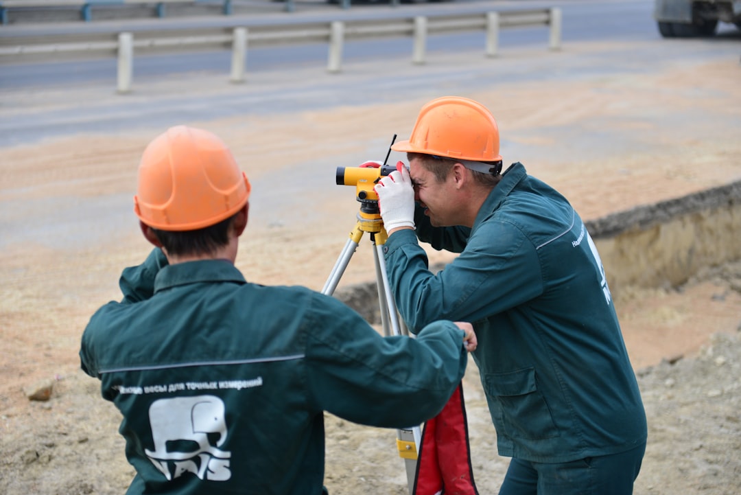 Surveyors working on site
